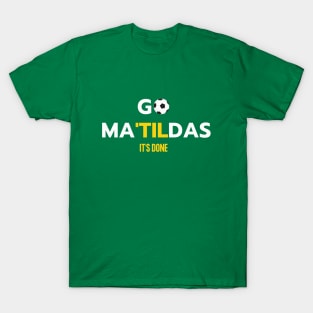 Matildas Australian Soccer Team T-Shirt